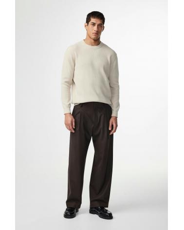 PULL COL ROND DANNY  ECRU