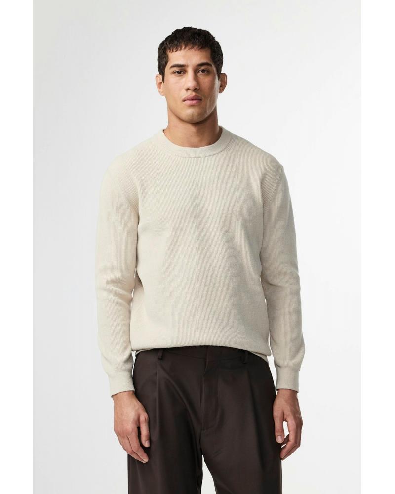PULL COL ROND DANNY  ECRU