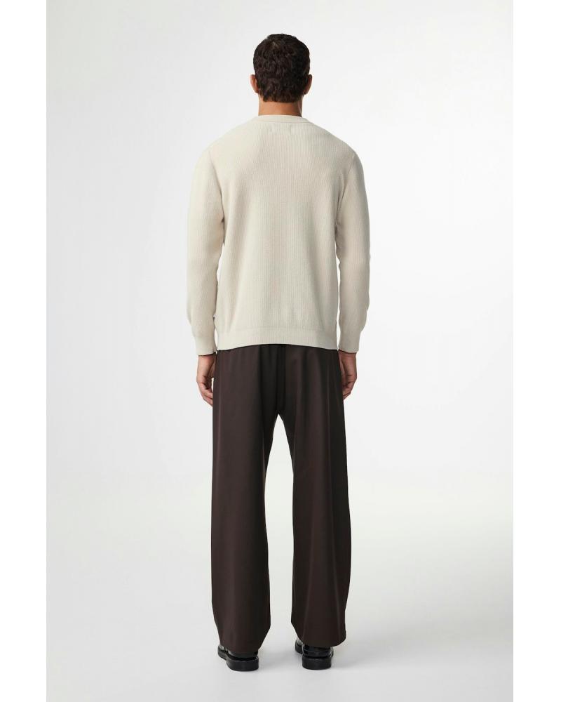 PULL COL ROND DANNY  ECRU