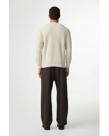 PULL COL ROND DANNY  ECRU