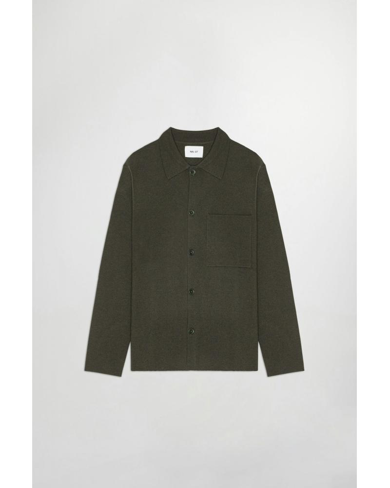 CARDIGAN NN.07 JONAS VERT MILITAIRE