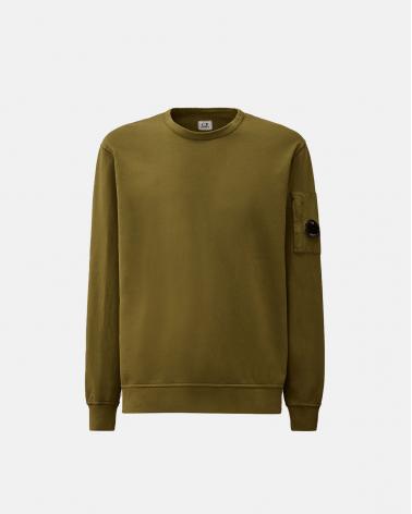 SWEAT CP.COMPANY LIGHT SS711 683 KAKI