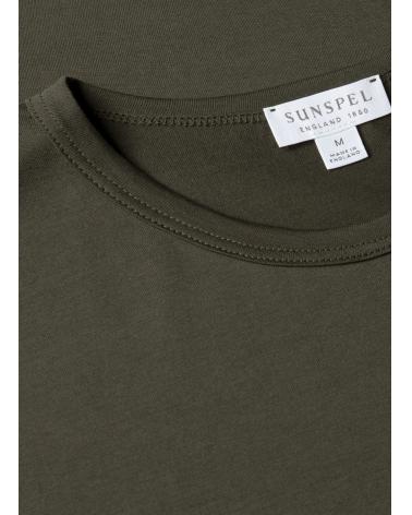 TEE SHIRT SUNSPEL CLASSIC T-SHIRT VERT MILITAIRE