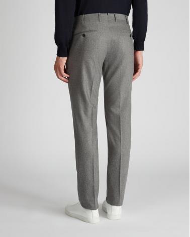 PANTALON SLOWEAR FLANELLE GRIS