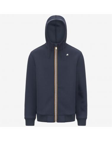 SWEAT K-WAY RAINER SPACER ZIPPÈ BLUE AIR FORCE