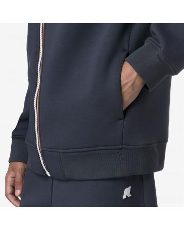 SWEAT K-WAY RAINER SPACER ZIPPÈ BLUE AIR FORCE