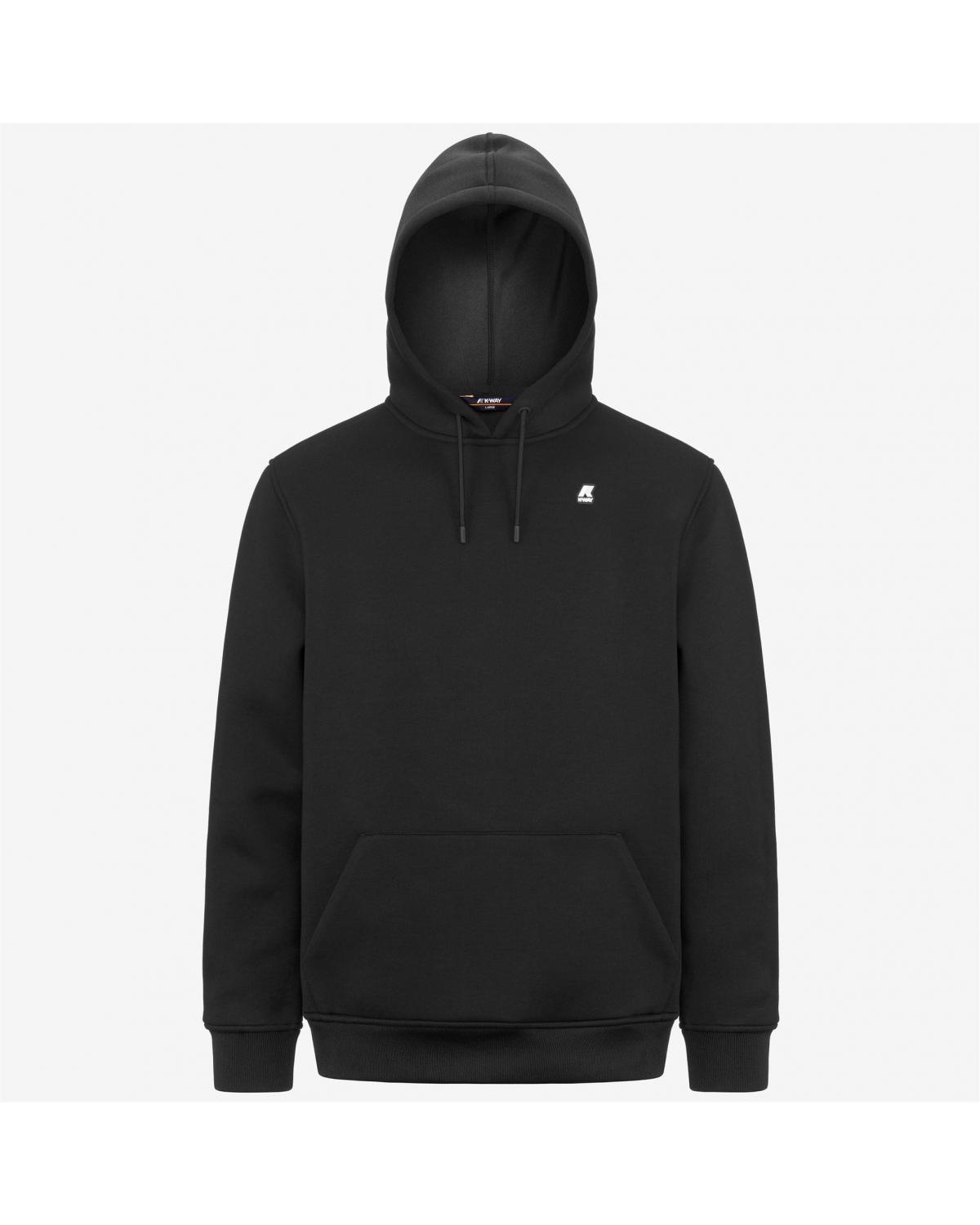 SWEAT K-WAY BERNIE SPACER CAPUCHE NOIR