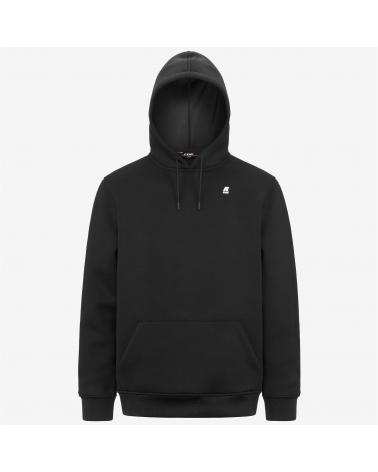 SWEAT K-WAY BERNIE SPACER CAPUCHE NOIR