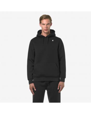 SWEAT K-WAY BERNIE SPACER CAPUCHE NOIR