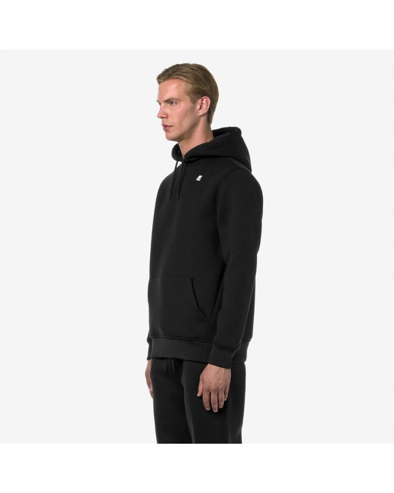 SWEAT K-WAY BERNIE SPACER CAPUCHE NOIR
