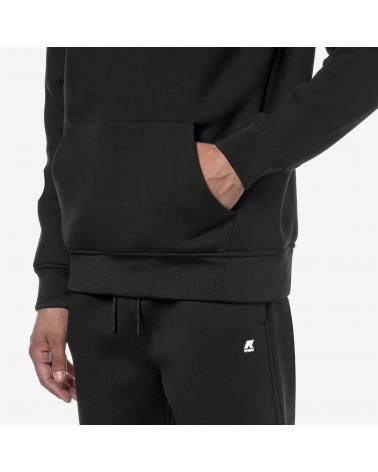 SWEAT K-WAY BERNIE SPACER CAPUCHE NOIR