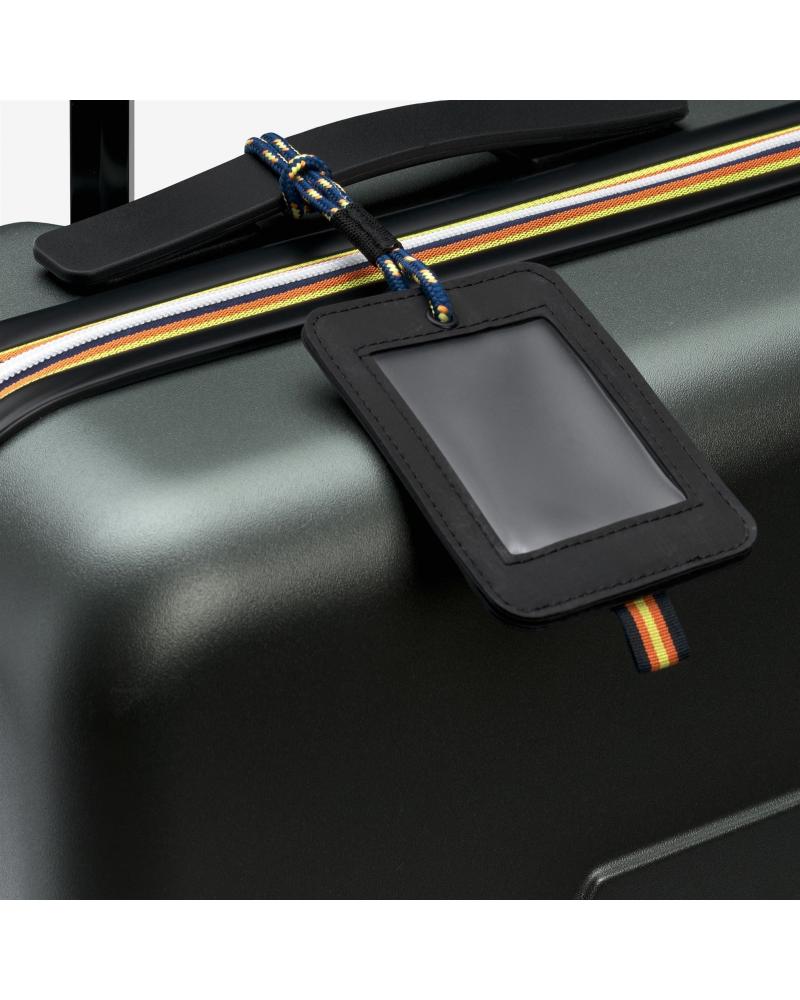 VALISE K-WAY EUDOXIE LOGO GREEN BLACK