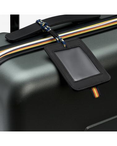 VALISE K-WAY EUDOXIE LOGO GREEN BLACK