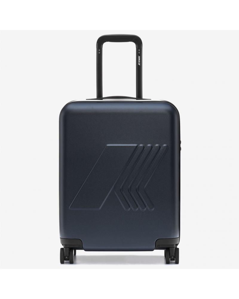 VALISE K-WAY EUDOXIE LOGO BLUE DEPTH MARINE