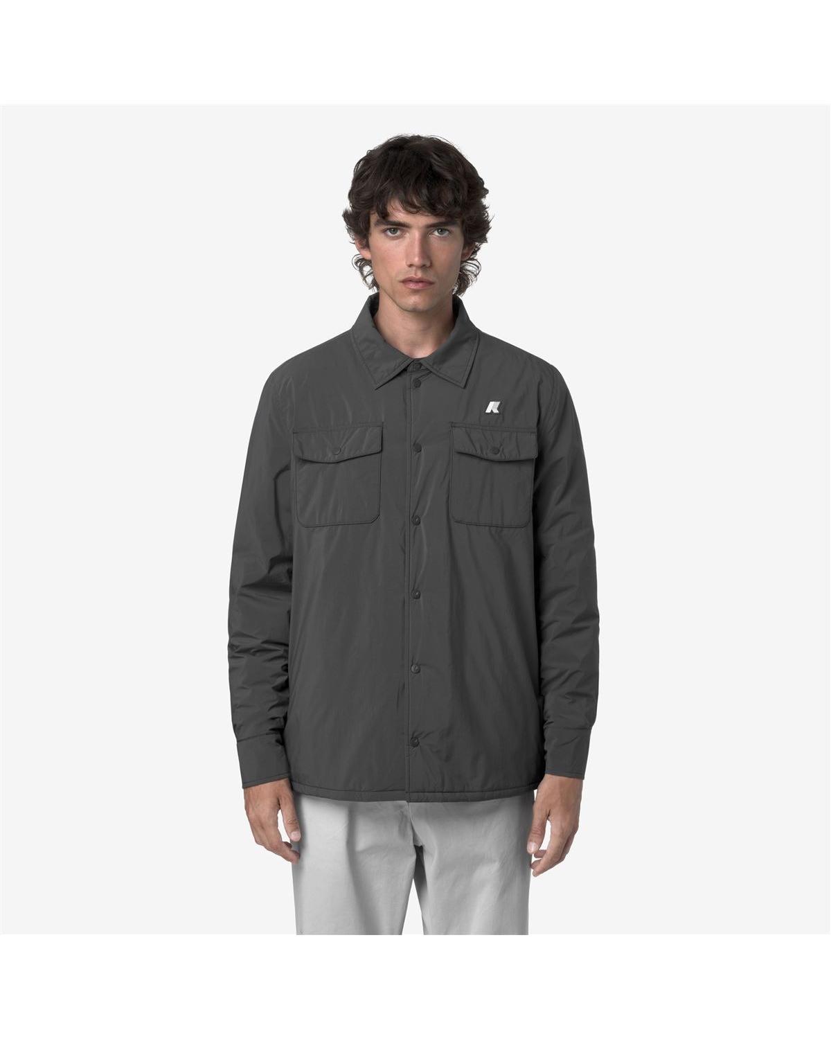 SURCHEMISE UMBERT PLAIN WARM K-WAY GREEN