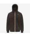 SWEAT K-WAY RAINER SPACER ZIPPÈ BLACK OLIVE