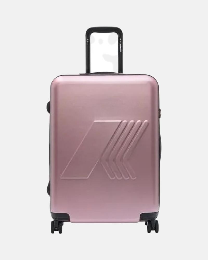 VALISE K-WAY EUDOXIE LOGO ROSE