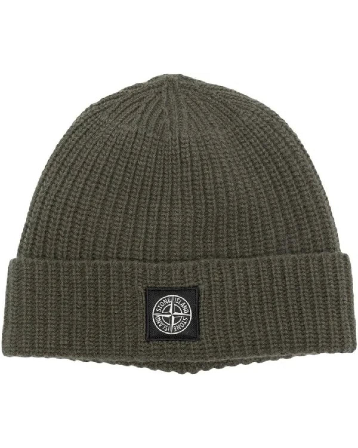 BONNET STONE ISLAND N100012  VERT MILITAIRE