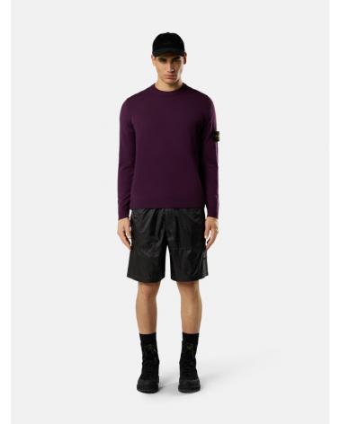 PULL STONE ISLAND COL ROND 5100071 C4  0017 BORDEAUX AMARANTH