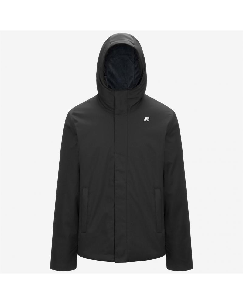 BLOUSON K-WAY JACKO TWILL MARMOTTA  BLACK -BLUE NOIR