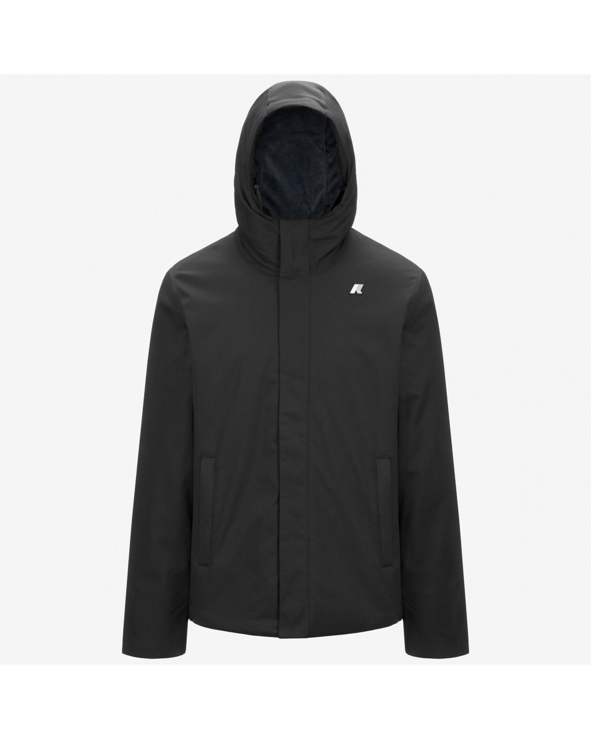 BLOUSON K-WAY JACKO TWILL MARMOTTA  BLACK -BLUE NOIR