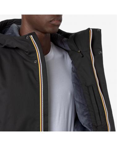 BLOUSON K-WAY JACKO TWILL MARMOTTA  BLACK -BLUE NOIR