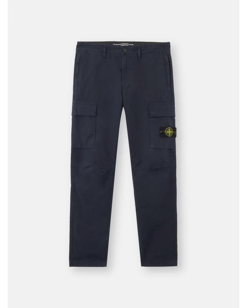 PANTALON STONE ISLAND 3100032 0020 SUPIMA COTTON TWILL  MARINE