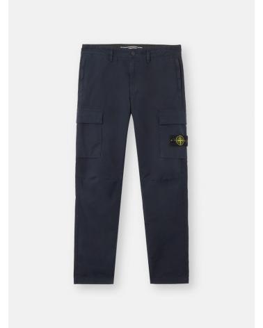 PANTALON STONE ISLAND 3100032 0020 SUPIMA COTTON TWILL  MARINE