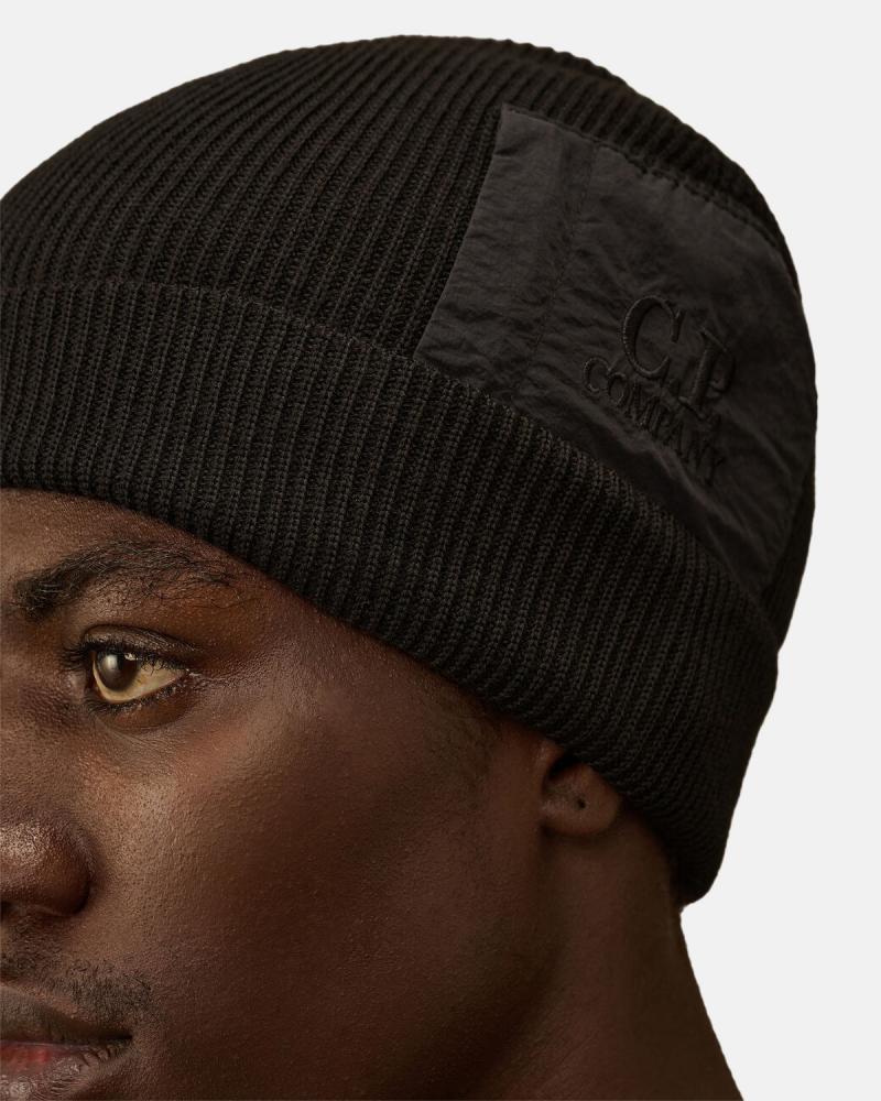 BONNET C.P COMPANY MAC 163 999 NOIR