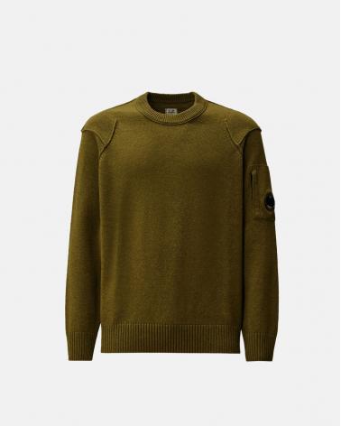 PULL COL ROND CP.COMPANY KN707A 683 KAKI
