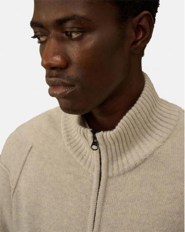 CARDIGAN C.P COMPANY  KN708 M13 GRIS CLAIR
