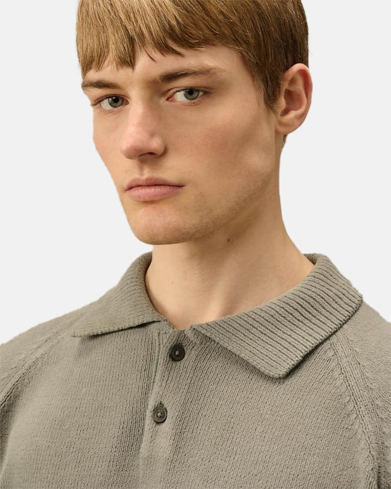 PULL POLO C.PCOMPANY MKN021 356 VERT MOUSSE