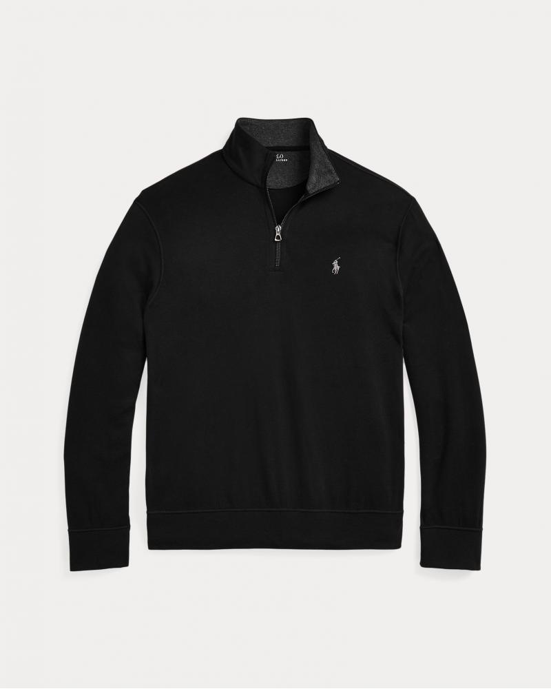 SWEAT DEMI ZIP RALPH LAUREN NOIR