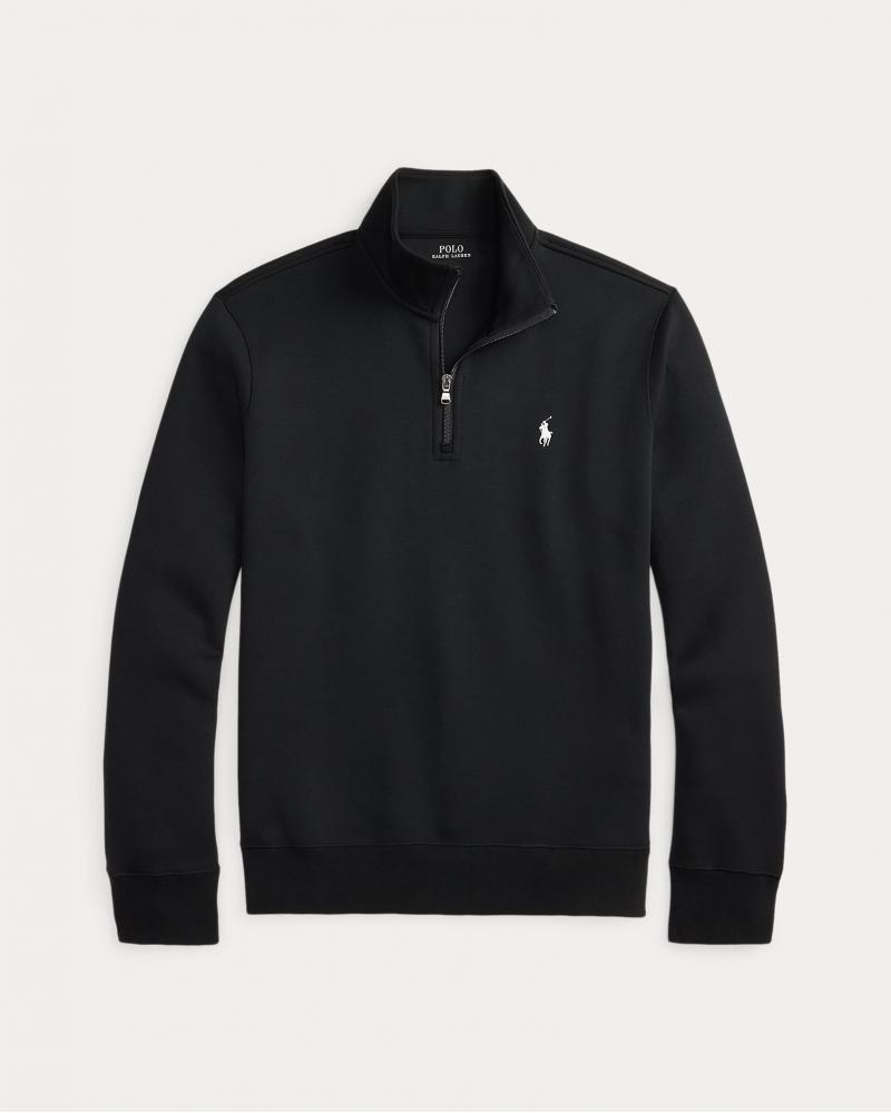 SWEAT DEMI ZIP RALPH LAUREN NOIR