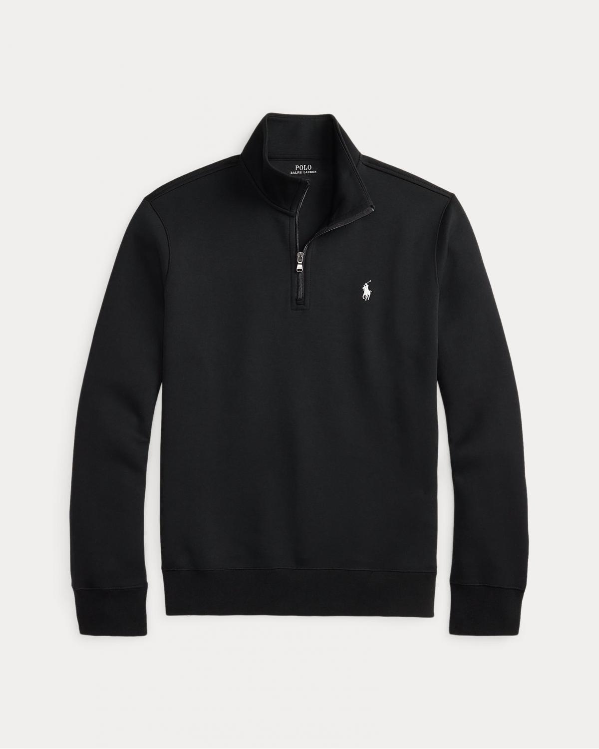SWEAT DEMI ZIP RALPH LAUREN NOIR
