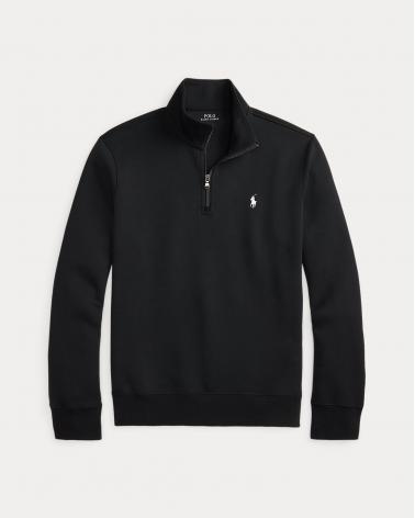 SWEAT DEMI ZIP RALPH LAUREN NOIR