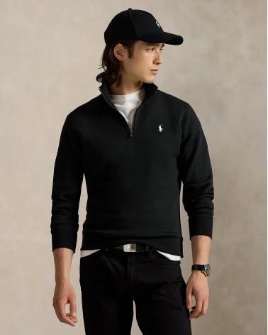 SWEAT DEMI ZIP RALPH LAUREN NOIR