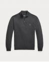 PULL DEMI ZIP LAINE  GRIS