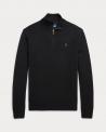 PULL DEMI ZIP LAINE NOIR