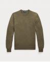 PULL COLROND RALPH LAUREN  KAKI 100% LAINE