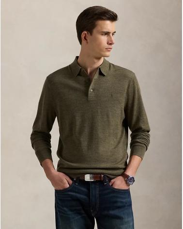PULL POLO RALPH LAUREN KAKI