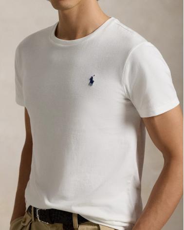 TEE SHIRT RALPH LAUREN JERSEY BLANC