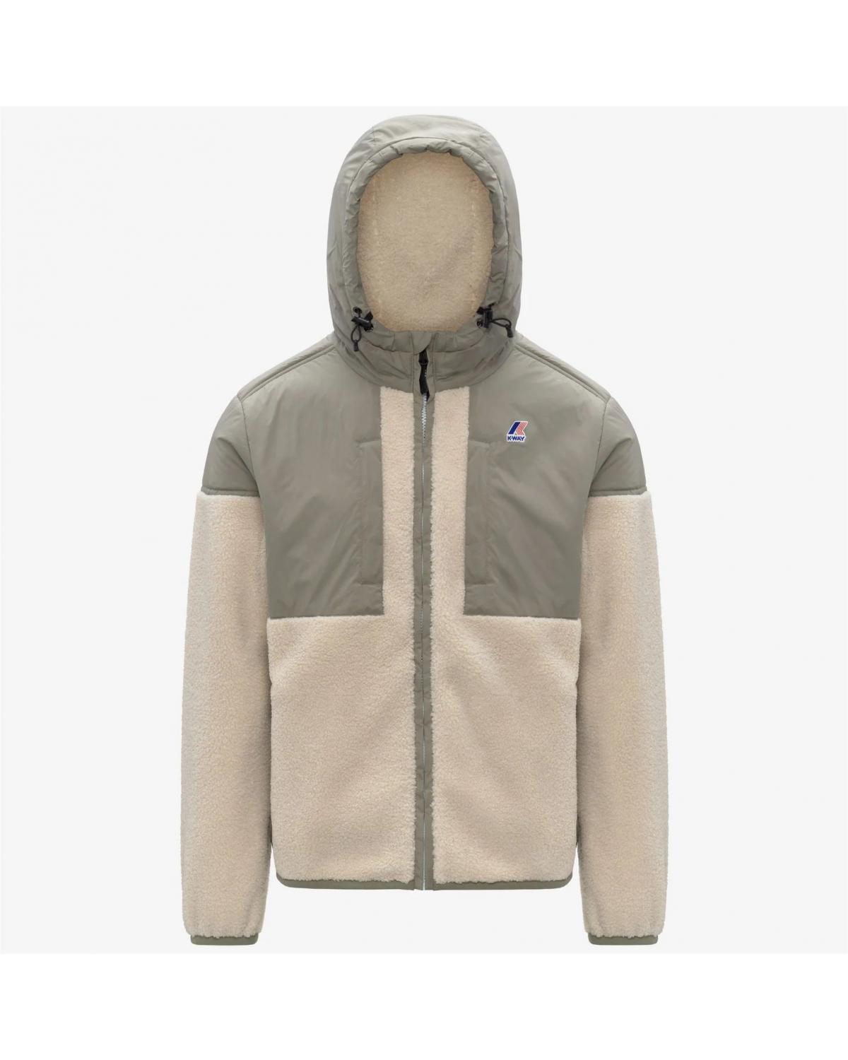 BLOUSON K-WAY SAMSON 4.0 ORSETTO Green Oak -ECRU