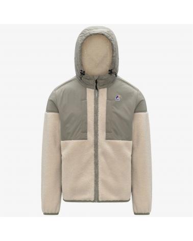 BLOUSON K-WAY SAMSON 4.0 ORSETTO Green Oak -ECRU