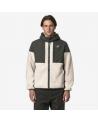 BLOUSON K-WAY SAMSON 4.0 ORSETTO Green Black-Ecru KAKI-UNISEX