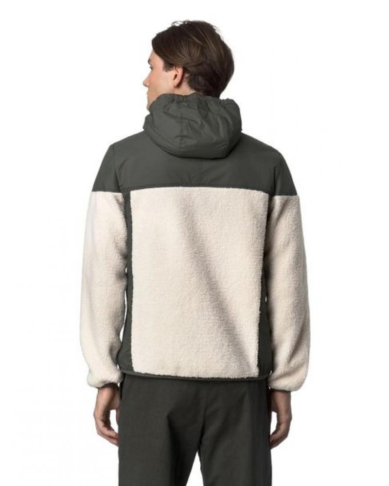 BLOUSON K-WAY SAMSON 4.0 ORSETTO Green Black-Ecru KAKI-UNISEX