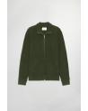 GILET FULL ZIP NN.07 VERT MILITAIRE