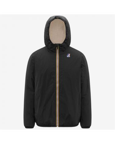 BLOUSON K-WAY LE VRAI 4.0 ORSETTO BLACK NOIR