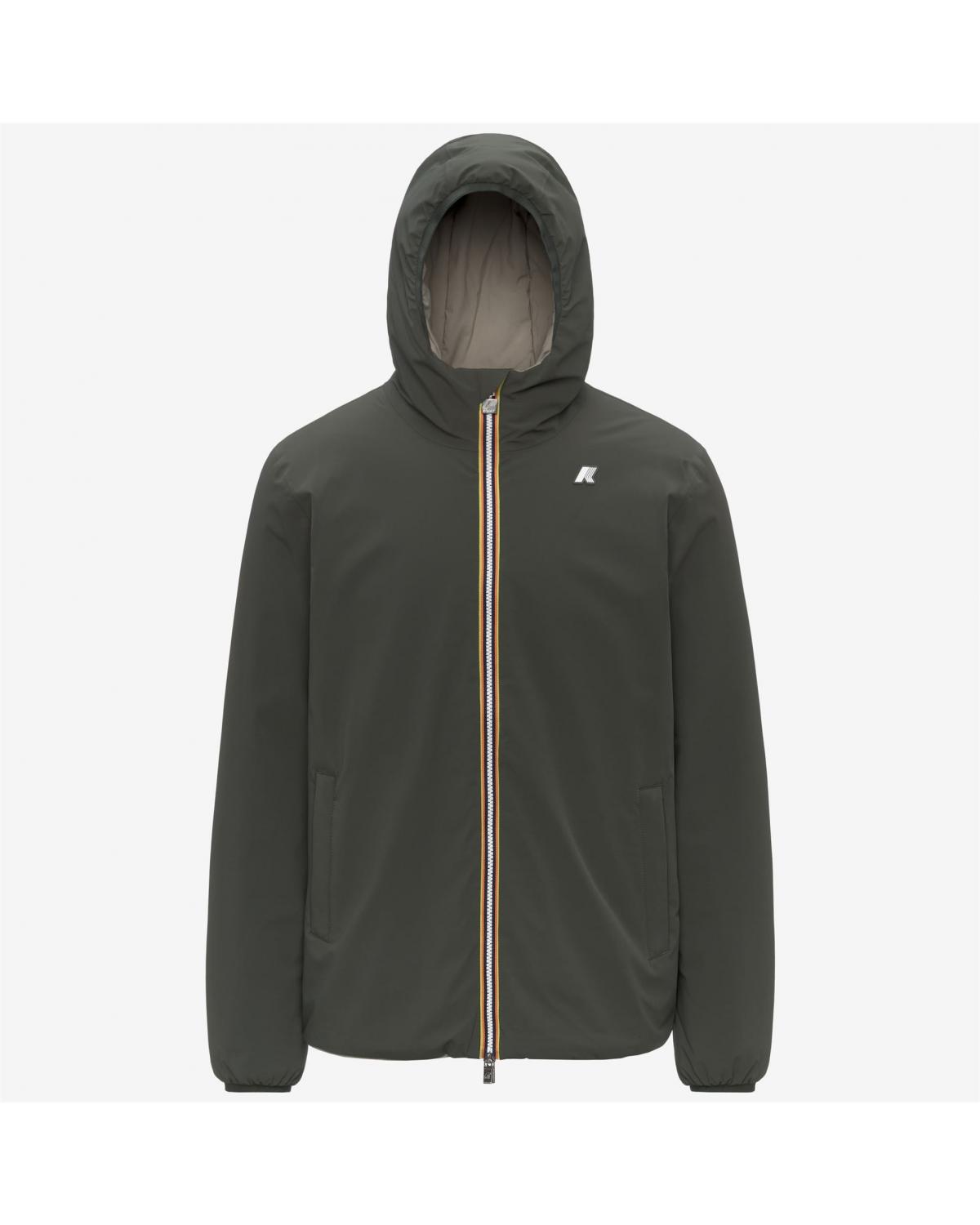 BLOUSON K-WAY JACK ST WARM DOUBLE GREEN/ OAK -VERT BEIGE