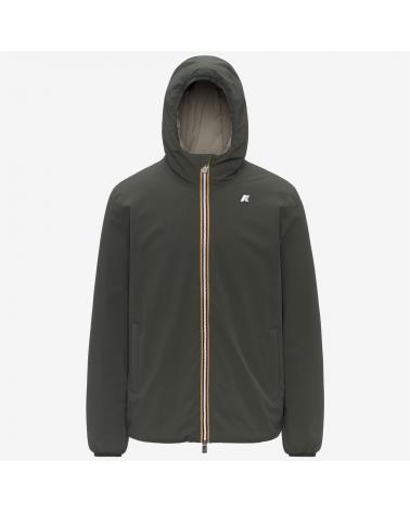 BLOUSON K-WAY JACK ST WARM DOUBLE GREEN/ OAK -VERT BEIGE